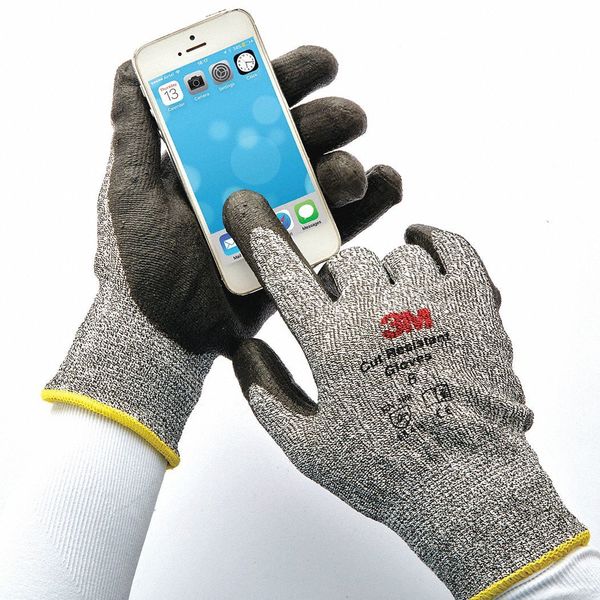 3M Cut Resistant Coated Gloves, 3 Cut Level, Foam Nitrile, L, 72PK CGL-CR