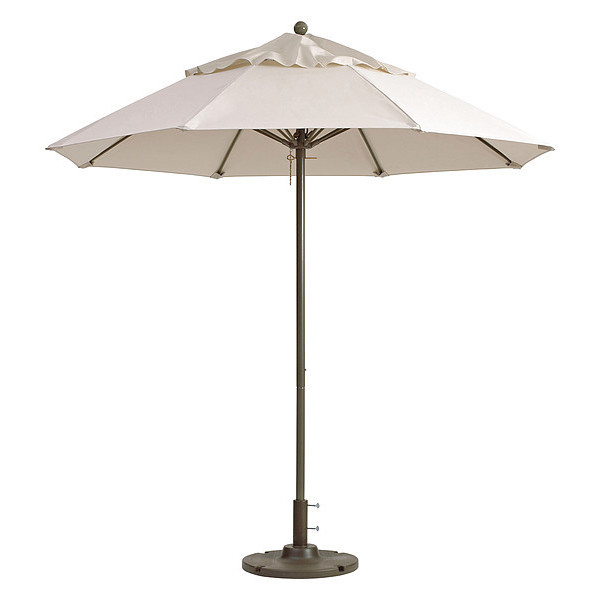 Grosfillex Windmaster Umbrella, Canvas, 9 Ft 98842531