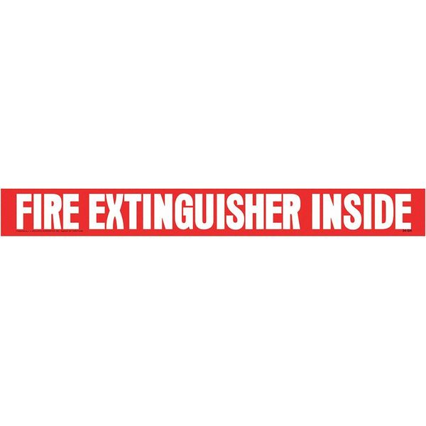 Jj Keller Transport Sign-Fire Extinguisher Inside 1072
