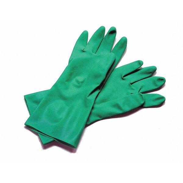 San Jamar Chemical Resistant Gloves, Nitrile, M 13NU-M