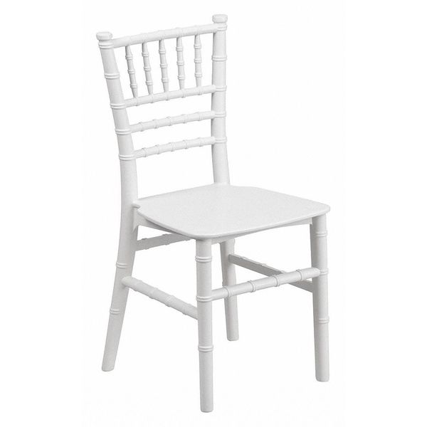 Flash Furniture Kids Chiavari Chair, 12W12"L24.75H, TraditionalSeries LE-L-7K-WH-GG