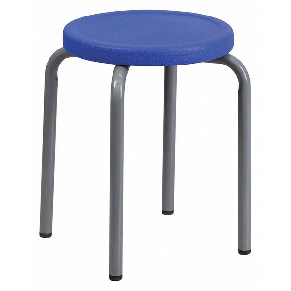 Flash Furniture Stack Stool, Plastic, Blue YK01B-BL-GG