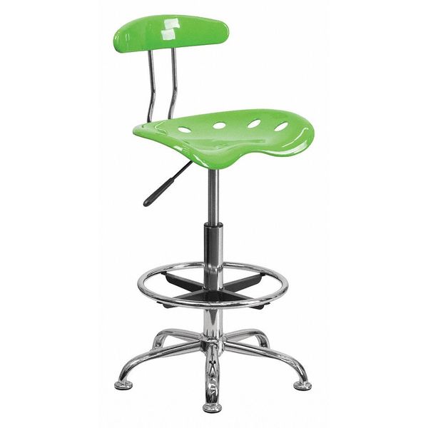 Flash Furniture Tractor Seat Chrome Frame, Apple Green LF-215-APPLEGREEN-GG