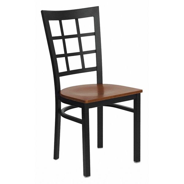 Flash Furniture CherryRestaurant Chair, 20"L36-1/2"H, PlywoodSeat, HerculesSeries XU-DG6Q3BWIN-CHYW-GG