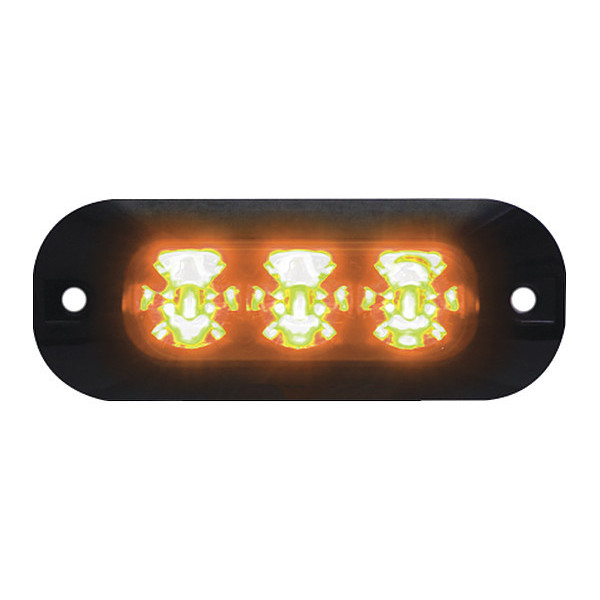 Code 3 XTP Single, 3 LED Lights, 12/24VDC, Amber XTP3A