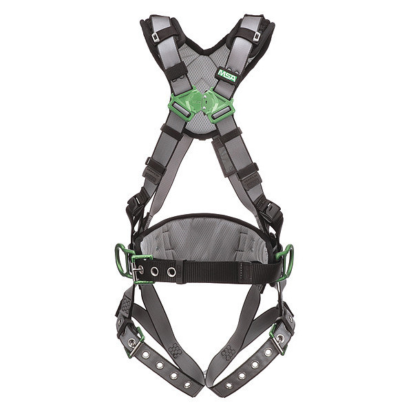 Msa Safety Full Body Harness, M, Nylon 10195149