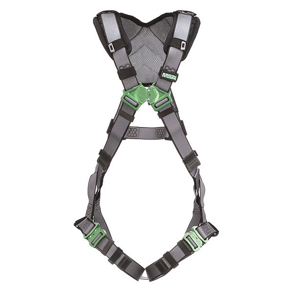 Msa Safety Full Body Harness, XL, Nylon 10194671