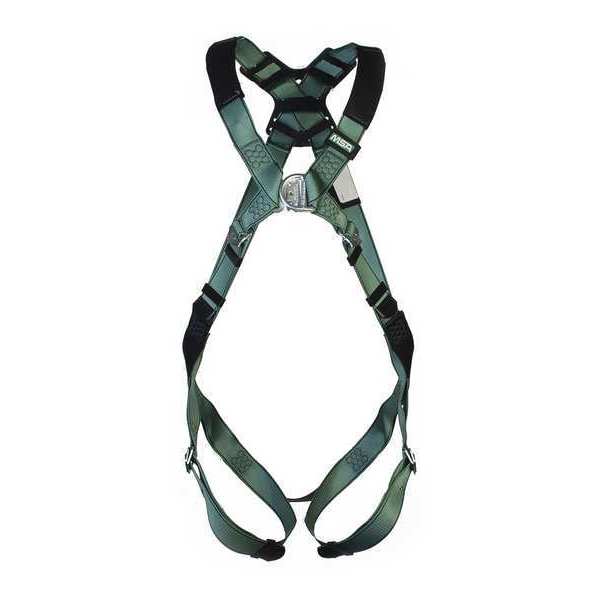 Msa Safety Full Body Harness, XL, Nylon 10197204