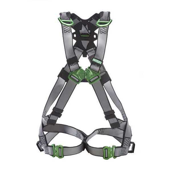 Msa Safety Full Body Harness, M, Nylon 10195074