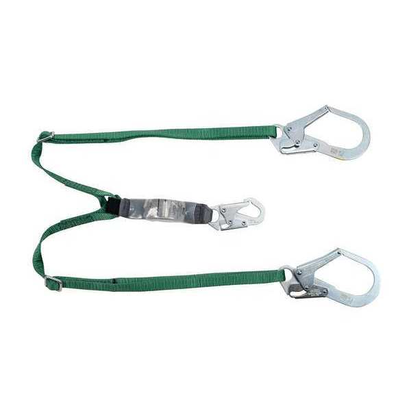 Msa Safety Lanyard, 6 ft., Gray 10190400