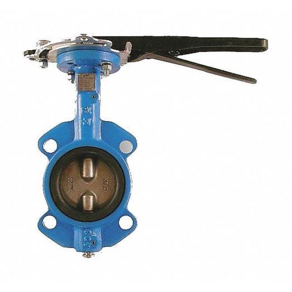 Flow Plus Butterfly Valve, 12", Wafer Style, 250 psi 12 B 2421355H