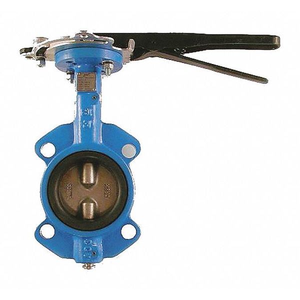 Flow Plus Butterfly Valve, 10", Wafer Style, 125 psi 10B2845395H