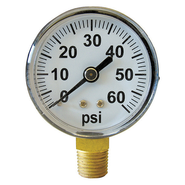 Fimco Pressure Gauge, 0-60Psi, 2" Boom L24