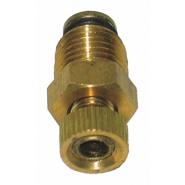 Powermate Compressor Tank Drain Valve, 1/4" NPT, Thumbscrew 072-0006RP