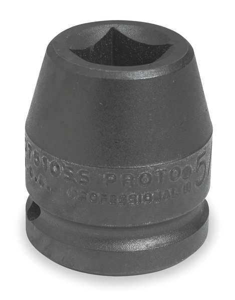 Proto 3/4 in Drive Impact Socket 5/8 in Size, Standard Socket, black oxide J07510SS
