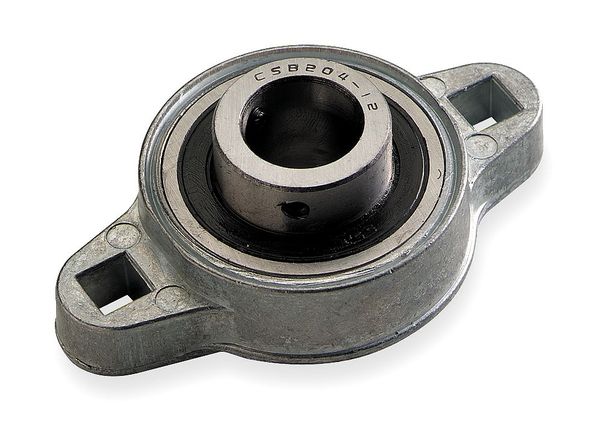 Dayton Flange Bearing, 2-Bolt, Ball, 5/8" Bore 1A397