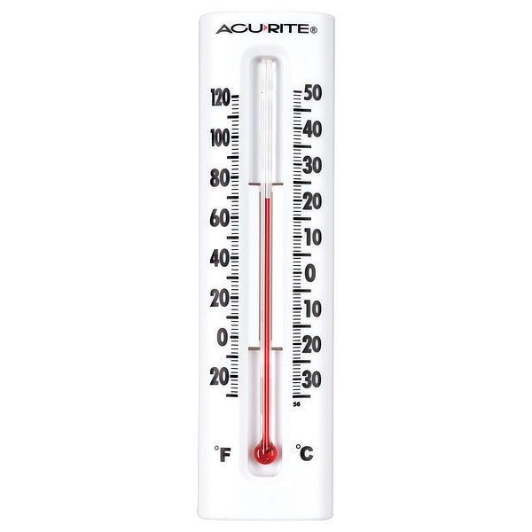 Acurite Indoor and Outdoor Thermometer, 6.5" 00338A2