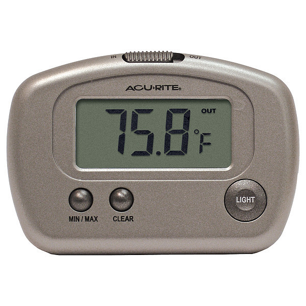 Acurite Digital Thermometer, -58 Degrees to 158 Degrees F for Wall or Desk  Use 00888A4