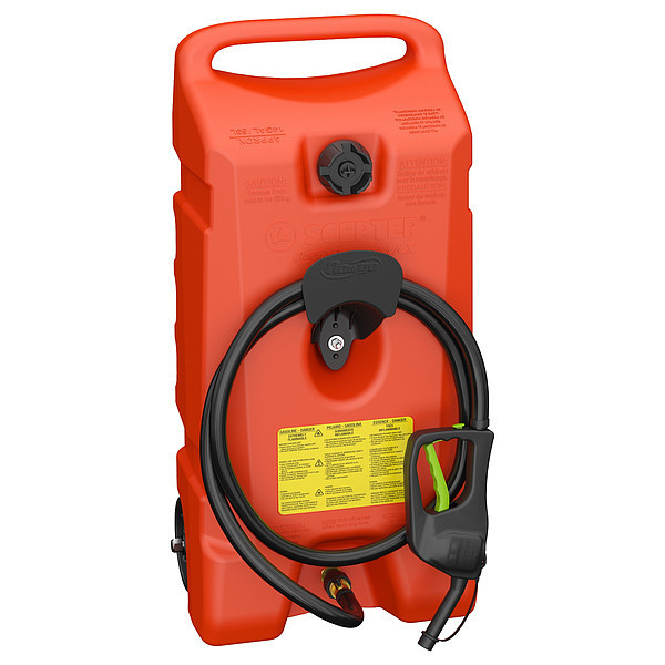 Flo N Go 14 gal Red Polyethylene Fuel Caddy Gasoline 06792