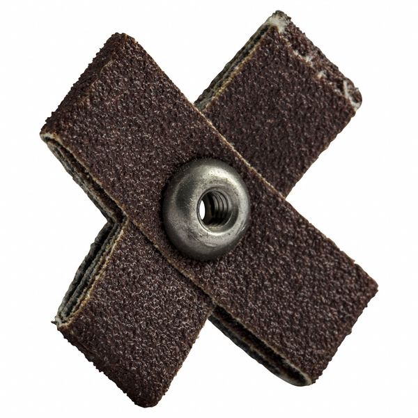 Merit Cross Pad, Aluminum Oxide, Grit 100 08834182196