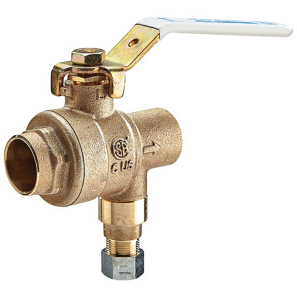 Watts Ball And Relief Valve, Bronze, 125 psi 3/4 LFBRVM1SXSXC-125