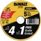 Black & Decker DW8062B5 $7.34 4-1/2 Type 1 Metal Cutting Wheels (Pac ...