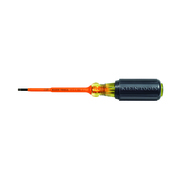 Klein Tools Insulated Slotted Screwdriver 1/8 in Round 612-4-INS