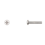 DISCO #10-24 x 1 in Phillips Pan Machine Screw, Zinc Plated 10015PK