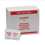 Allegro Industries Respirator Cleaning Pads, The Big, PK50 1001-05