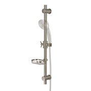 Pulse Showerspas Brushed-Nickel Adjustable Slide Bar Showerspa Shower Panel Accessory 1010-BN