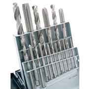 Hhip 18 Piece High Speed Steel M2.5-M12 Tap & Drill Combo Set 1011-0020