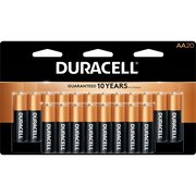 Duracell AA Alkaline Battery, 20 PK, 1.5VDC MN1500B20