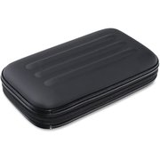 Advantus Large Soft-Sided Pencil Case, Black 67000