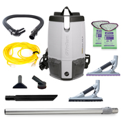 Proteam Backpack Vacuum, 6 qt., ProBlade Hard Surface/Carpet Floor Tool Kit 107613
