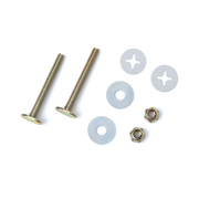 Black Swan Closet Bolts-Brass Pltd Bagged-1/4X3-1/2 12231