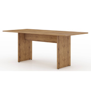 Manhattan Comfort Rectangle NoMad 67.91 Dining Table in Nature, 67.91 W, 32.48 L, 29.92 H, MDF Top, Nature 122GMC