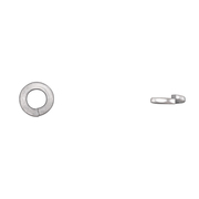 Disco Split Lock Washer, For Screw Size 5/16 in Bright Zinc Plated Finish 1326PK