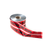 Black Swan Detectable Marking Tape-Red-6" X 1000' 15300