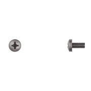 DISCO M6-1.00 x 12 mm Phillips Pan Machine Screw, Nylon 15363PK