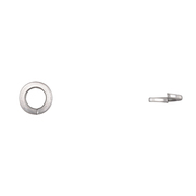 Disco Split Lock Washer, For Screw Size 8 mm Bright Zinc Plated Finish 1662PK50