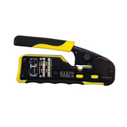 Klein Tools Ratcheting Cable Crimper / Stripper / Cutter, for Pass-Thru™ VDV226-110