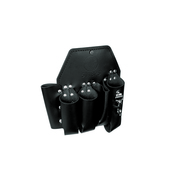 Klein Tools Black Leather 5 Pockets, 5118P5 5118P5