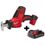 Milwaukee Tool M18™ HACKZALL® Recip Saw (Tool Only) w/ M18™ REDLITHIUM™ CP2.0 Battery 2625-20, 48-11-1820