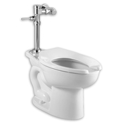 American Standard Madera Ec Ada-1.6 Man Fv Systm, 1.6 gpf, Flushometer, Floor Mount, Elongated, White 2854.016.020