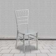 Flash Furniture HERCULES PREMIUM Series Silver Resin Stacking Chiavari Chair 2-LE-SILVER-GG
