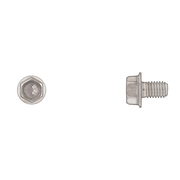 DISCO Class 10.9, M8-1.25 Flange Bolt, Bright Zinc Plated 12 mm L 3210PK