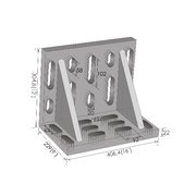 Hhip 16 X 12 X 9" Giant Slotted Angle Plate 3402-0340