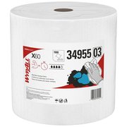Kimberly-Clark Professional Dry Wipe Roll, X60, Jumbo Perforated Roll, Hydroknit, 12 1/2 x 13 1/2 in, 1100 Sheets, White 34955