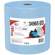 Kimberly-Clark Professional WypAll GeneralClean X60 Multi-Task Cleaning Cloths, Jumbo Roll, Blue (1100 Sheets/Roll, 1 Roll/Case) 34965