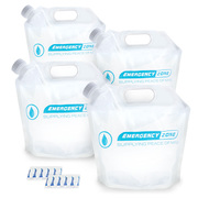 Emergency Zone Four 4L Water Pouches, w/20 Aquatabs 356-4AQUA